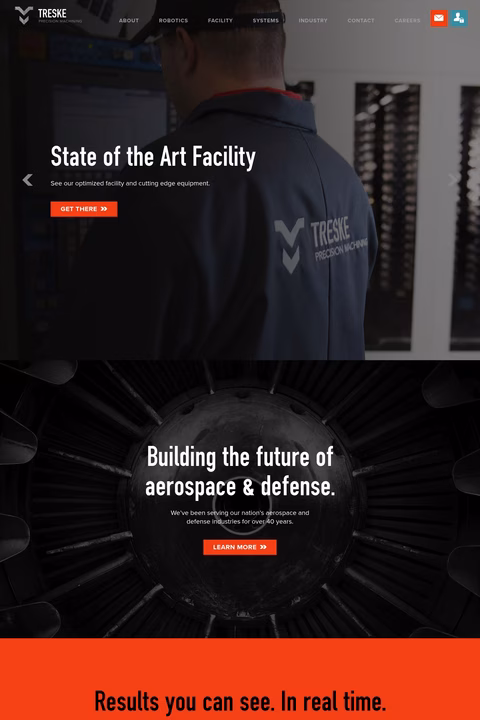 Treske-Precision-Machining Homepage 1440px