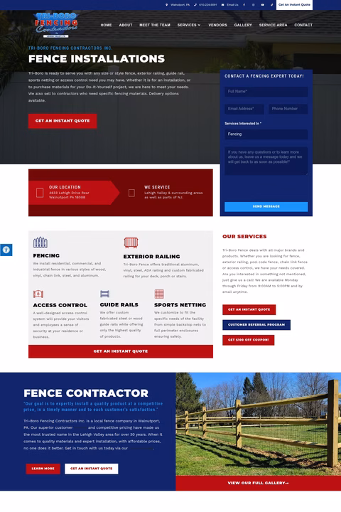 Tri-Boro-Fencing-Contractors Homepage 1440px