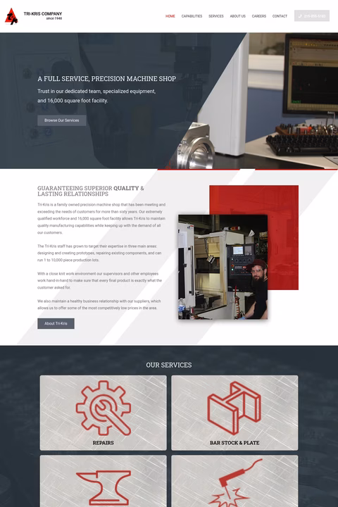 Tri-Kris Homepage 1440px