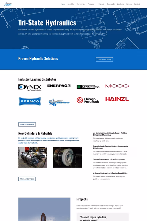 Tri-State-Hydraulics Homepage 1440px