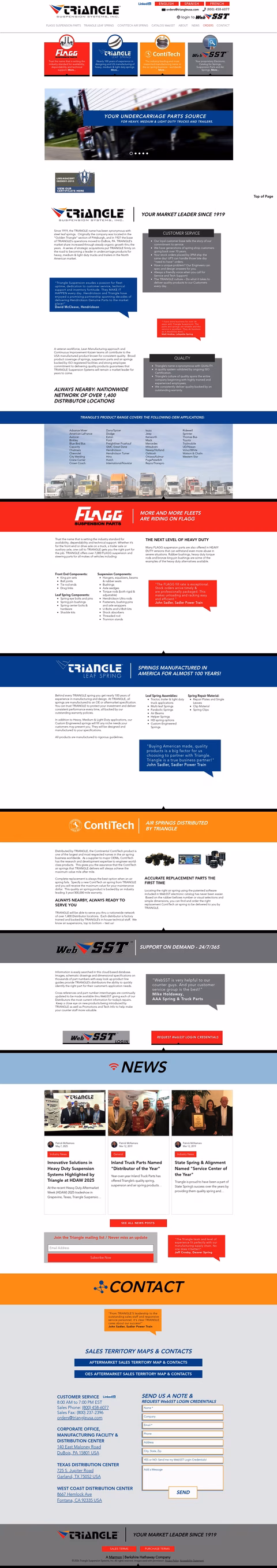 Triangle-Suspension-Systems Homepage 1440px