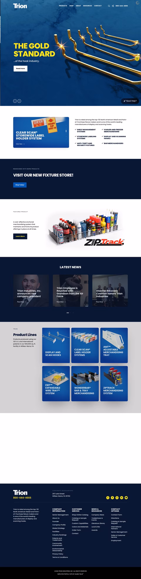 Trion-Industries Homepage 1440px