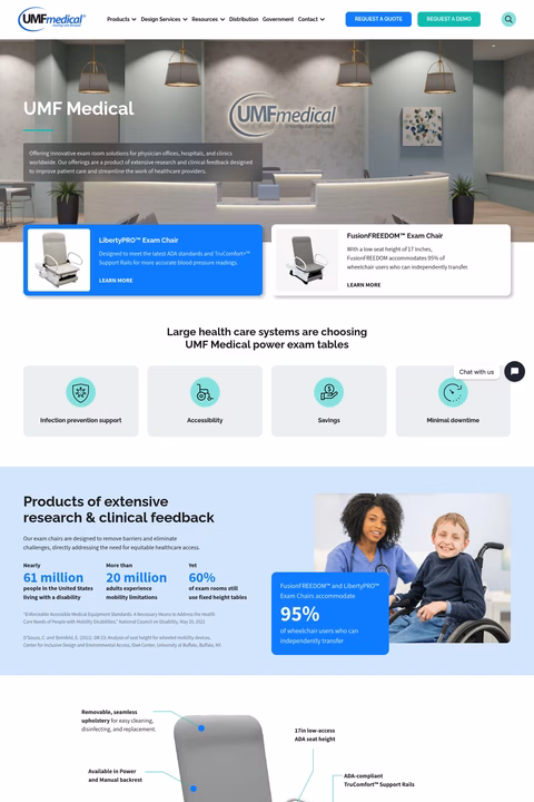 Umf-Medical Homepage 1440px