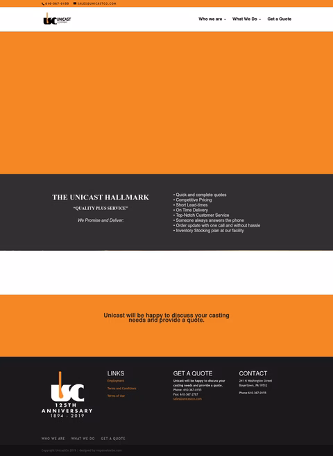 Unicast-Company Homepage 1440px
