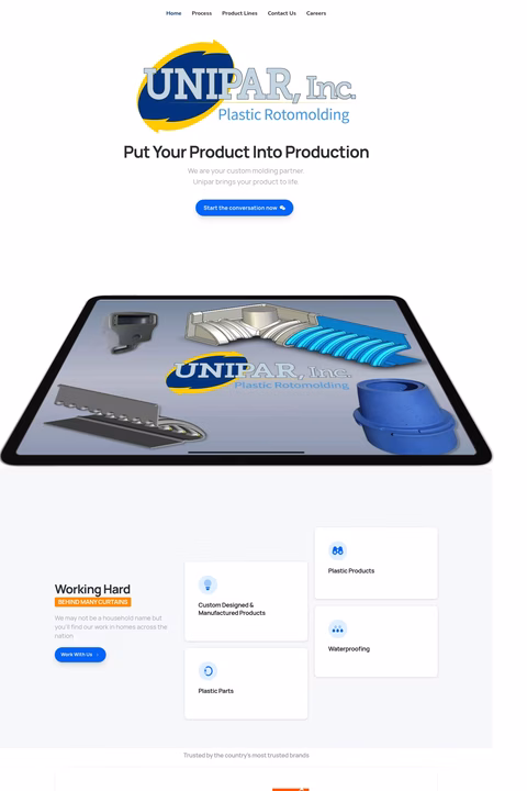 Unipar-Plastic-Rotomolding Homepage 1440px