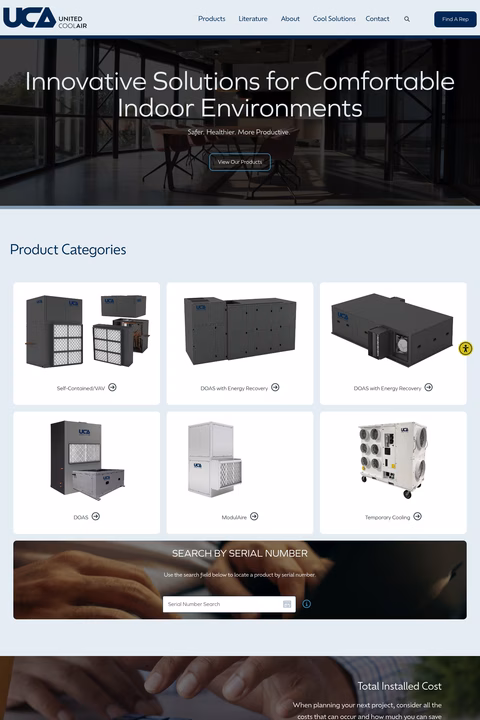 United-Coolair Homepage 1440px