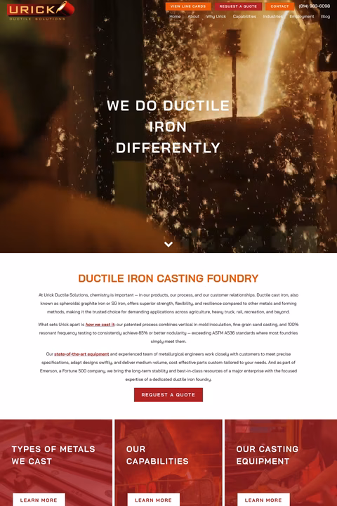 Urick-Ductile-Solutions Homepage 1440px