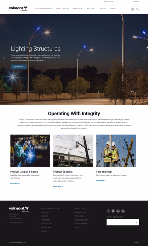 Valmont-Structures Homepage 1440px
