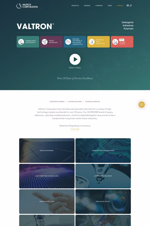 Valtech-Corporation Homepage 1440px