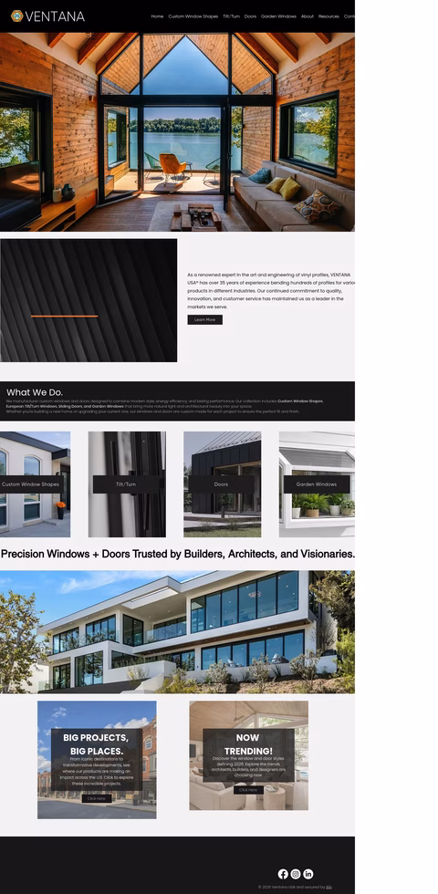 Ventana-Usa Homepage 1440px
