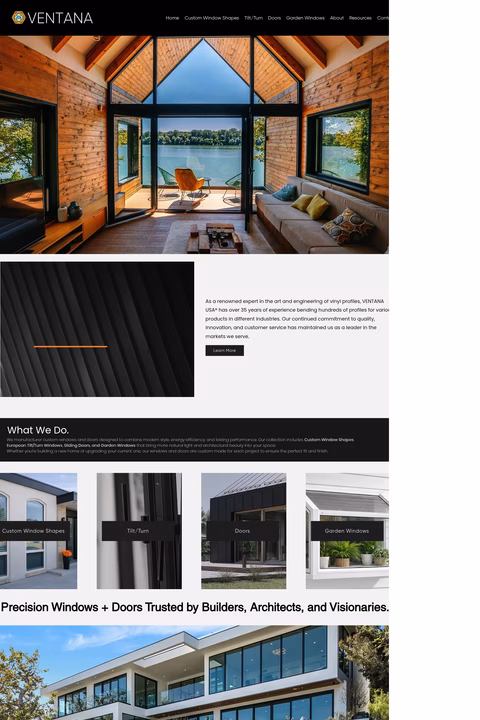 Ventana-Usa Homepage 1440px