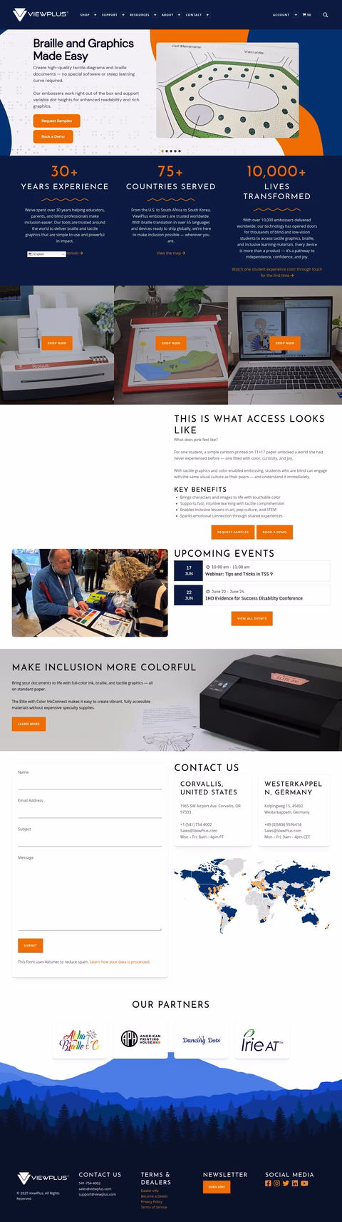 Viewplus-Technologies Homepage 1440px