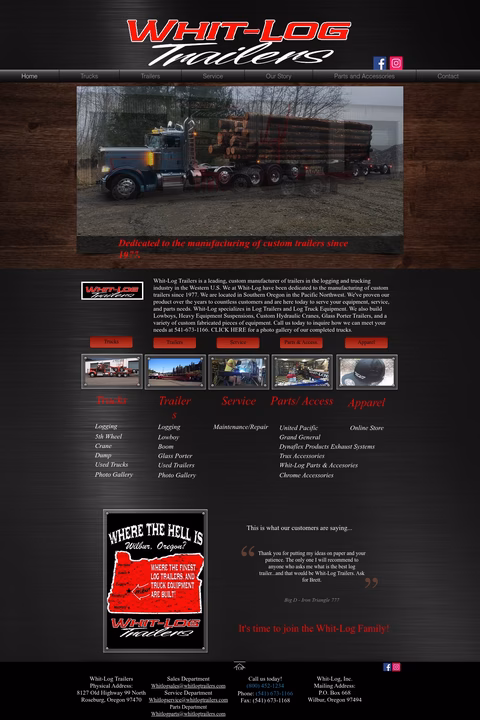 Whit-Log-Trailers Homepage 1440px