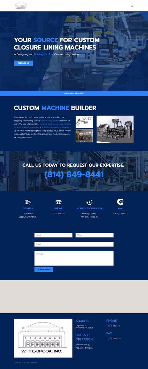 White-Brook-Inc Homepage 1440px
