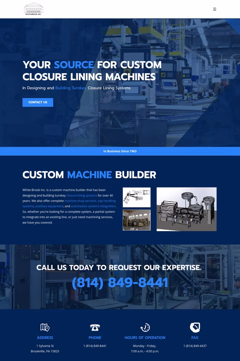 White-Brook-Inc Homepage 1440px
