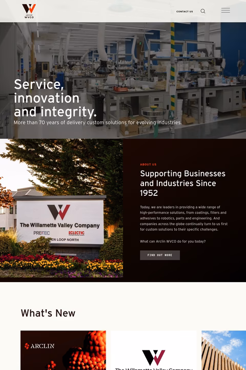 Willamette-Valley-Company Homepage 1440px