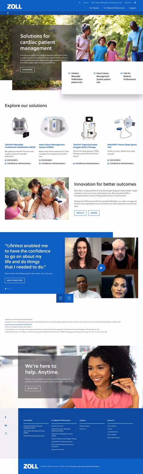 Zoll-Medical-Corporation Homepage 1440px