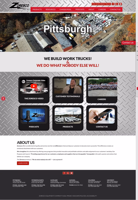 Zoresco-Equipment-Company Homepage 1440px