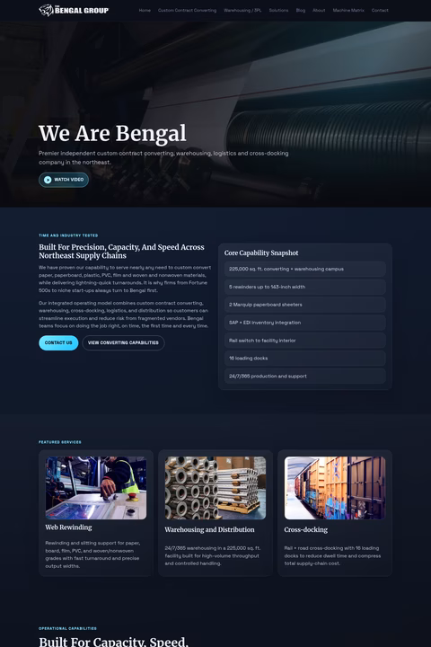 Bengal-Group Homepage 1440px