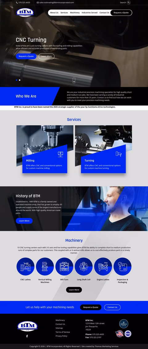 Btm-Incorporated Homepage 1440px