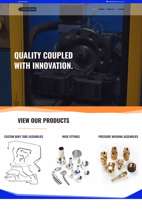 Hydrasource Homepage 1440px
