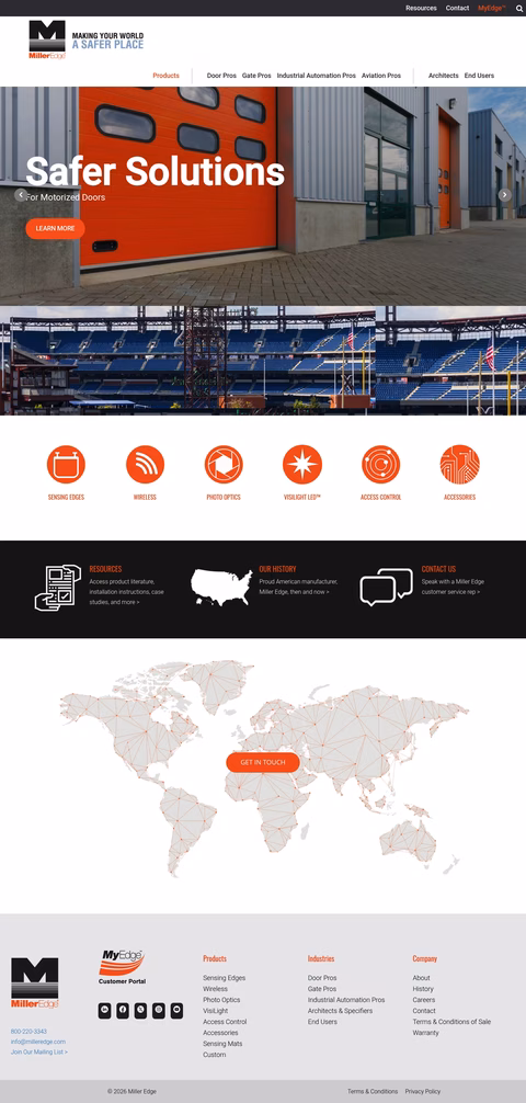 Miller-Edge Homepage 1440px