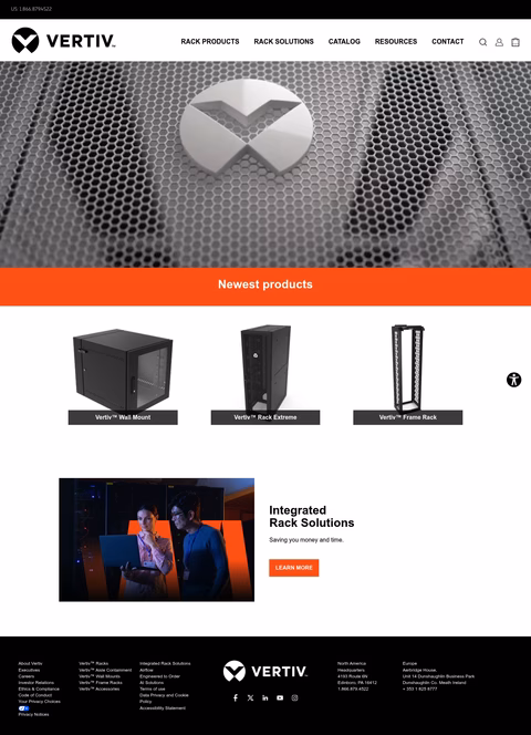 Vertiv Homepage 1440px