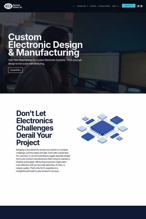 Rlc-Electronic-Systems Homepage 1440px