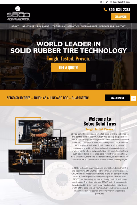 Setco-Solid-Tire-Rim Homepage 1440px