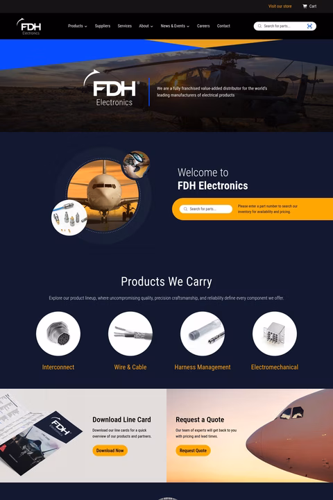 Fdh-Aero-Electronics Homepage 1440px