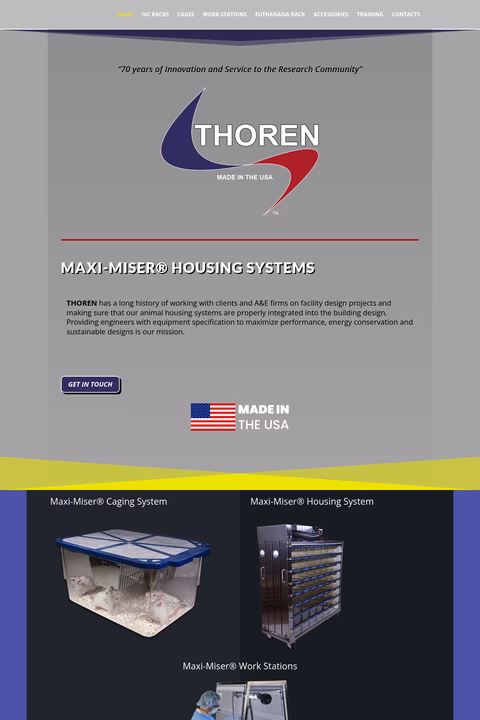 Thoren-Caging-Systems Homepage 1440px