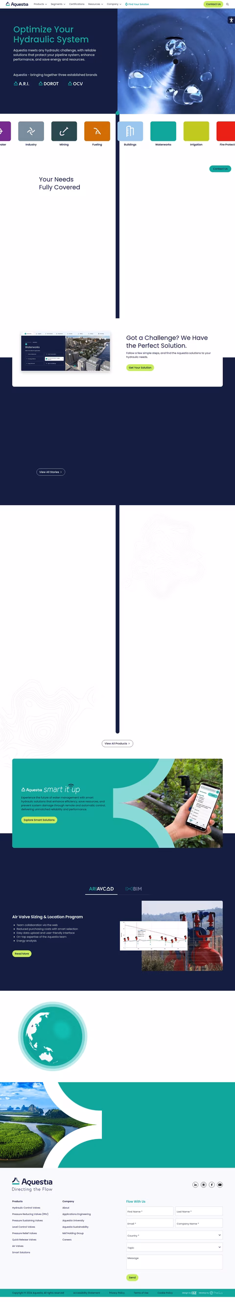 Aquestia Homepage 1440px