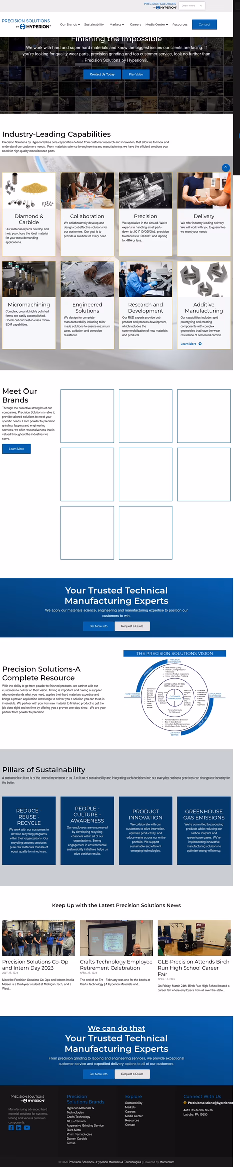 Precision-Solutions-By-Hyperion Homepage 1440px