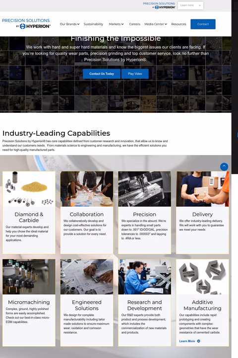 Precision-Solutions-By-Hyperion Homepage 1440px