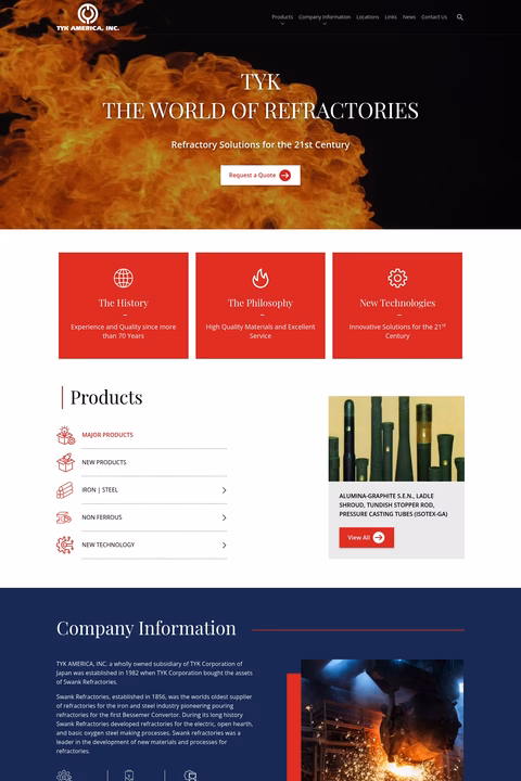 Tyk-America Homepage 1440px
