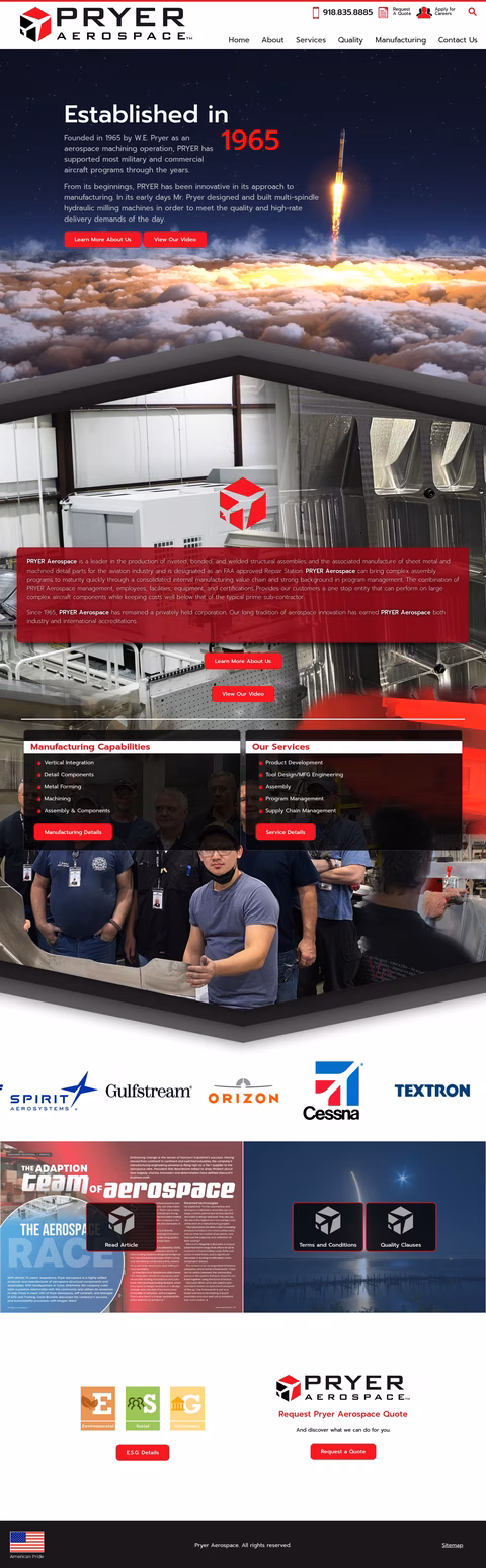 Pryer-Aerospace Homepage 1440px