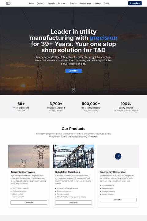 Qb-Fabrication-Welding Homepage 1440px
