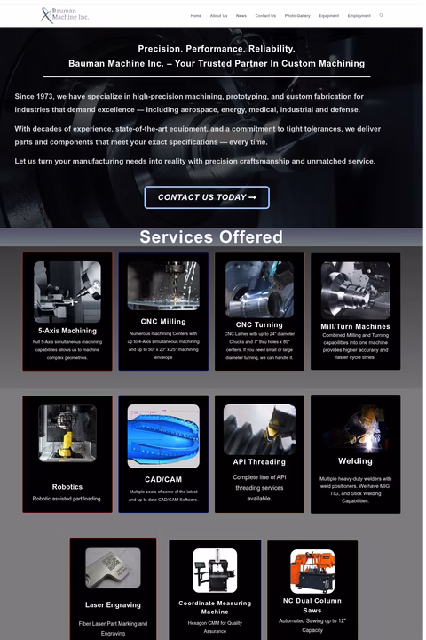 Bauman-Machine-Inc Homepage 1440px