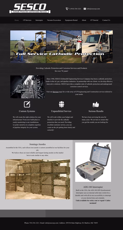 Sesco-Cathodic-Protection-Corrosion-Services Homepage 1440px