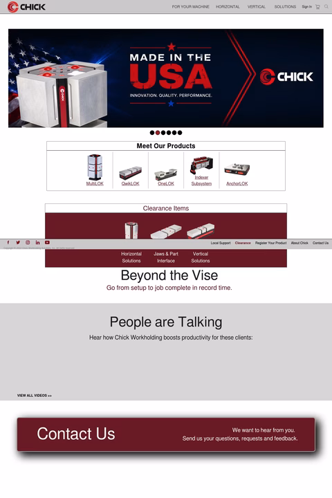 Chick-Workholding-Solutions Homepage 1440px