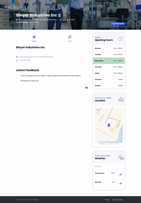 Bleyer-Industries Homepage 1440px