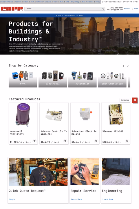 Capp-Usa Homepage 1440px