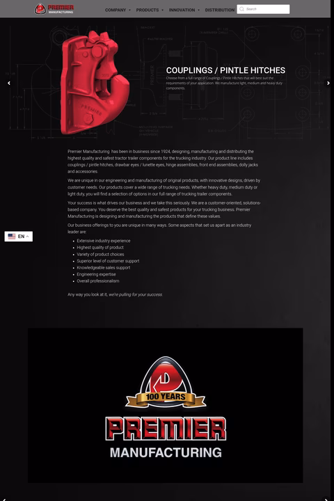 Premier-Manufacturing Homepage 1440px