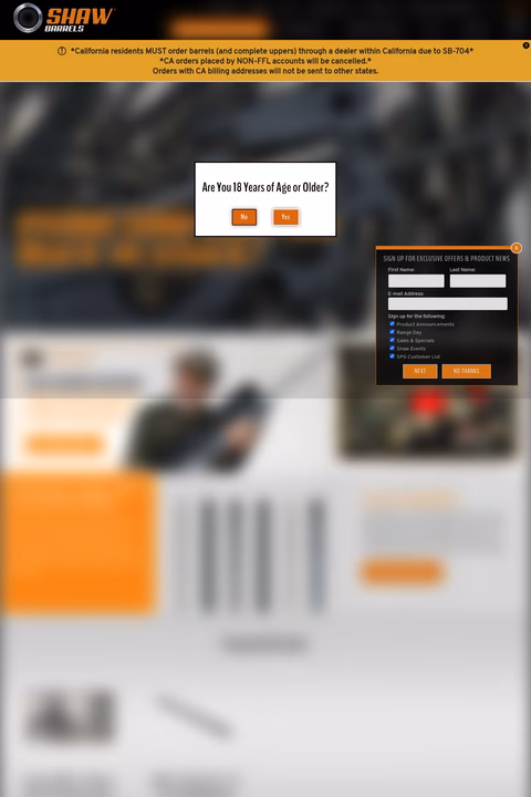 Shaw-Barrels Homepage 1440px