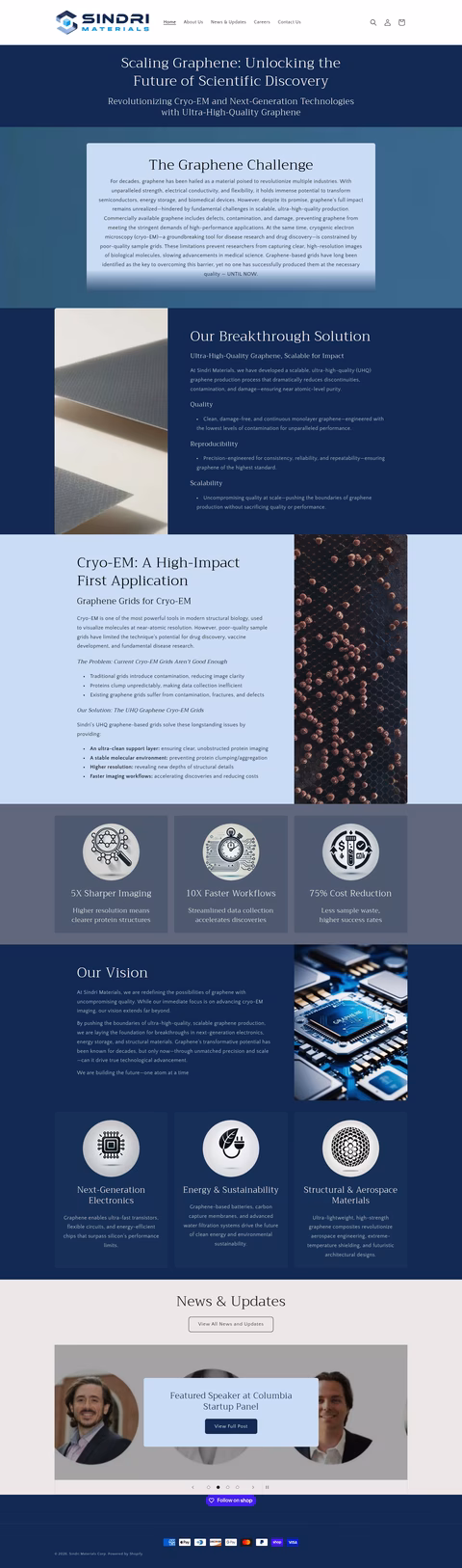 Sindri-Materials Homepage 1440px