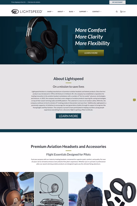 Lightspeed-Aviation Homepage 1440px