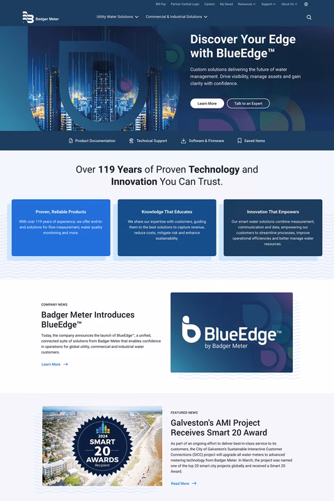 Badger Meter Homepage1440 Px