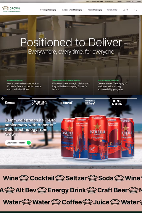 Crown-Packaging Homepage 1440px