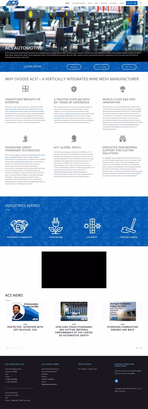 Acs-Industries Homepage 1440px