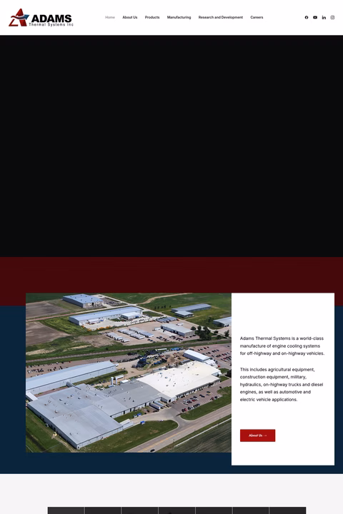 Adams-Thermal-Systems Homepage 1440px
